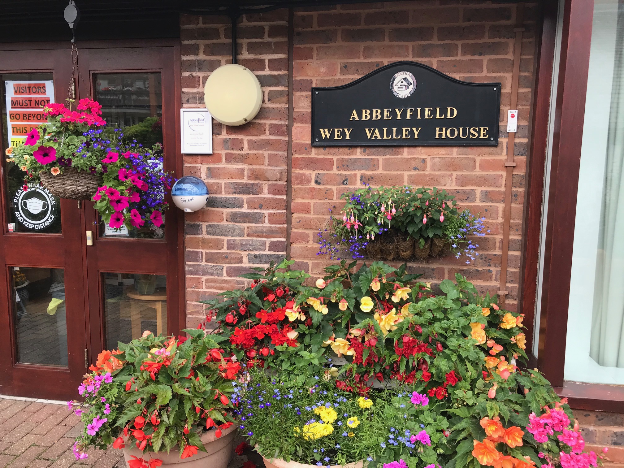 The entrance to Wey Valley House, Farnham GU9 7UQ