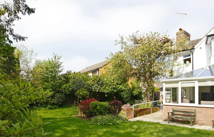 Rear garden of Sibleys Orchard, Hemel Hempstead HP3 8LJ