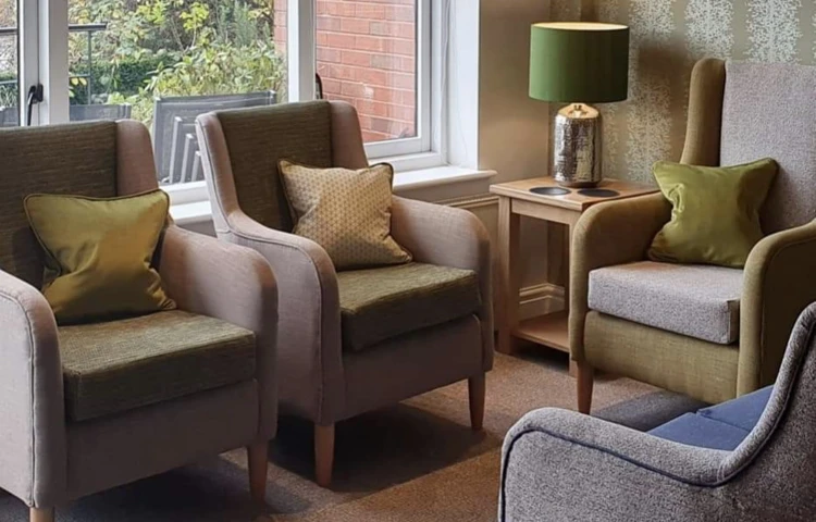 Seating in the lounge of Abbeyfield House, Garstang PR3 1PA.jpg (1)
