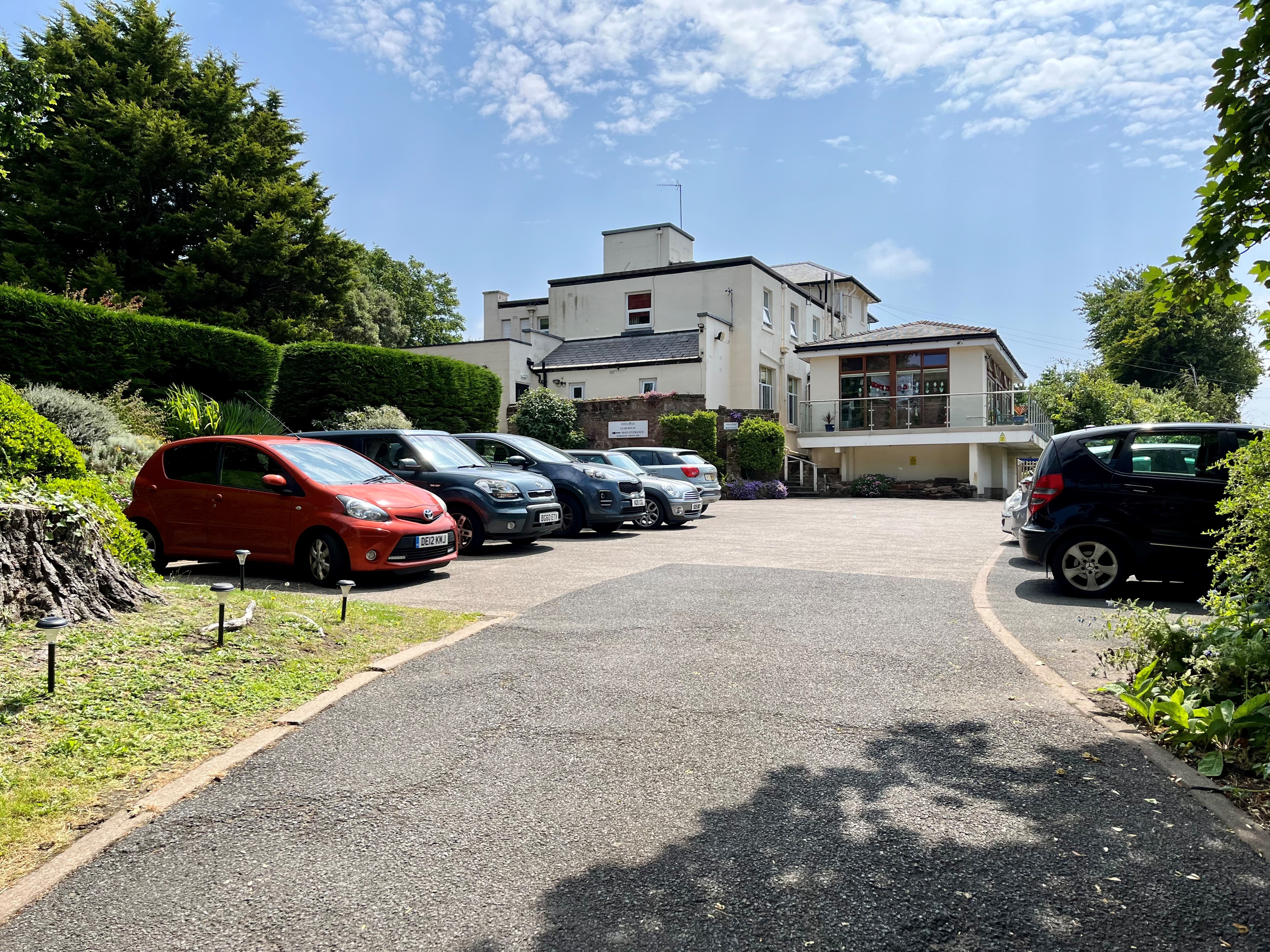 Carparking at the front of Lear House, West Kirby CH48 5DT