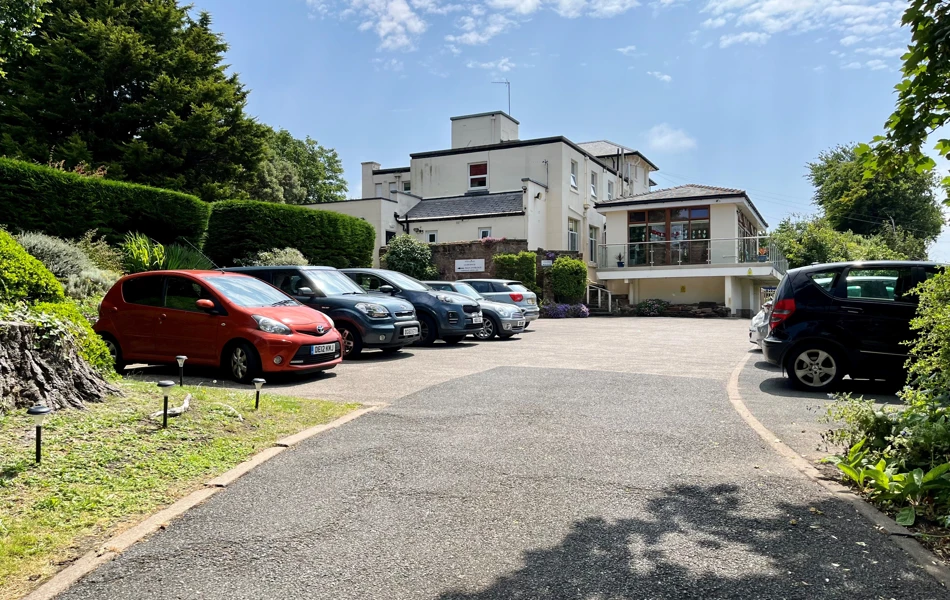 Carparking at the front of Lear House, West Kirby CH48 5DT