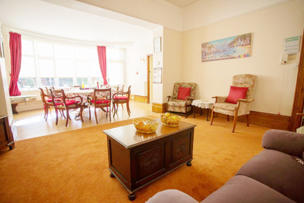 Lounge and dining room at Beamsley House, Eastbourne BN20 7AT