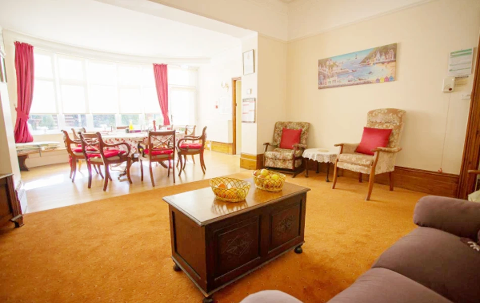 Lounge and dining room at Beamsley House, Eastbourne BN20 7AT