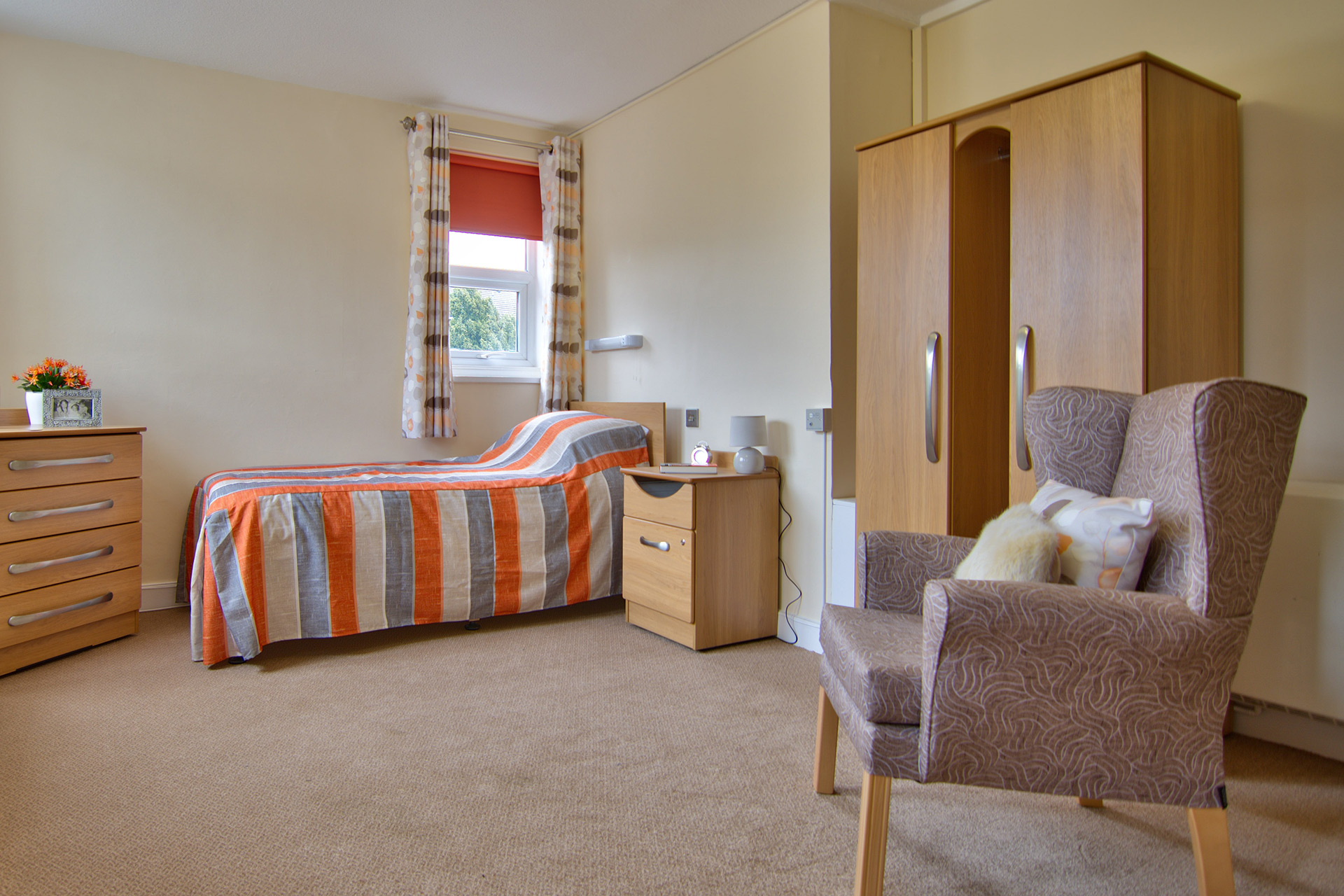 Single bedroom at Lear House, West Kirby CH48 5DT