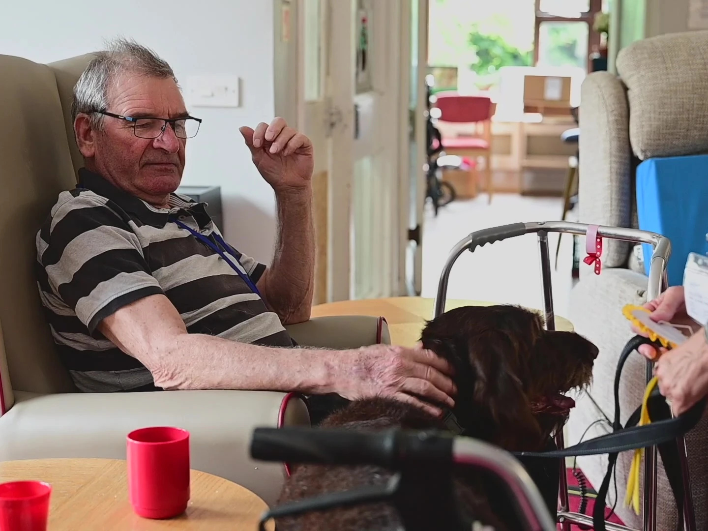 Alnwick Resident With Dog