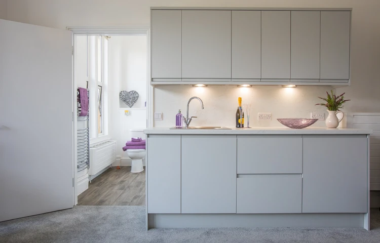 modern-kitchenette-facilities-at-Abbeyfield House, Bristol BS9 3AU