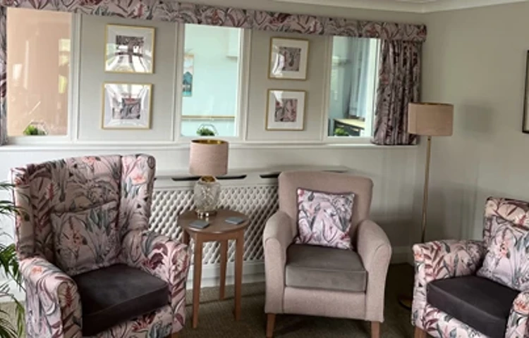 Beautiful Lounge Area For Residents at Hartland House, Milnthorpe LA7 7QW