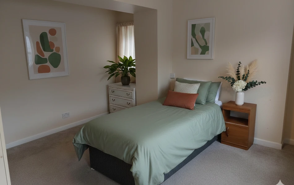 Bedroom, Abbeyfield House, BS23 3BB