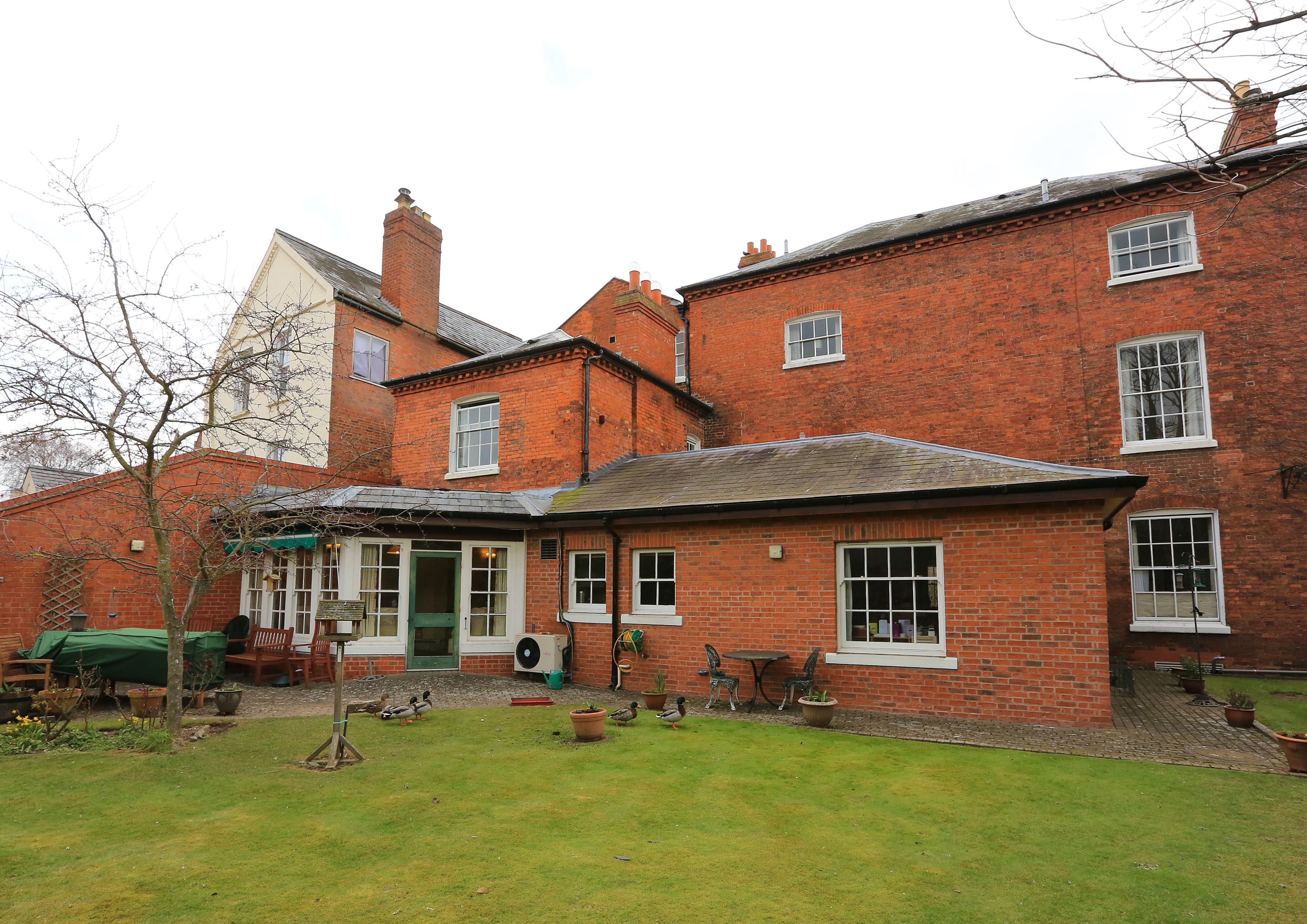 The rear garden of Ainslie House, Hereford HR1 2NB