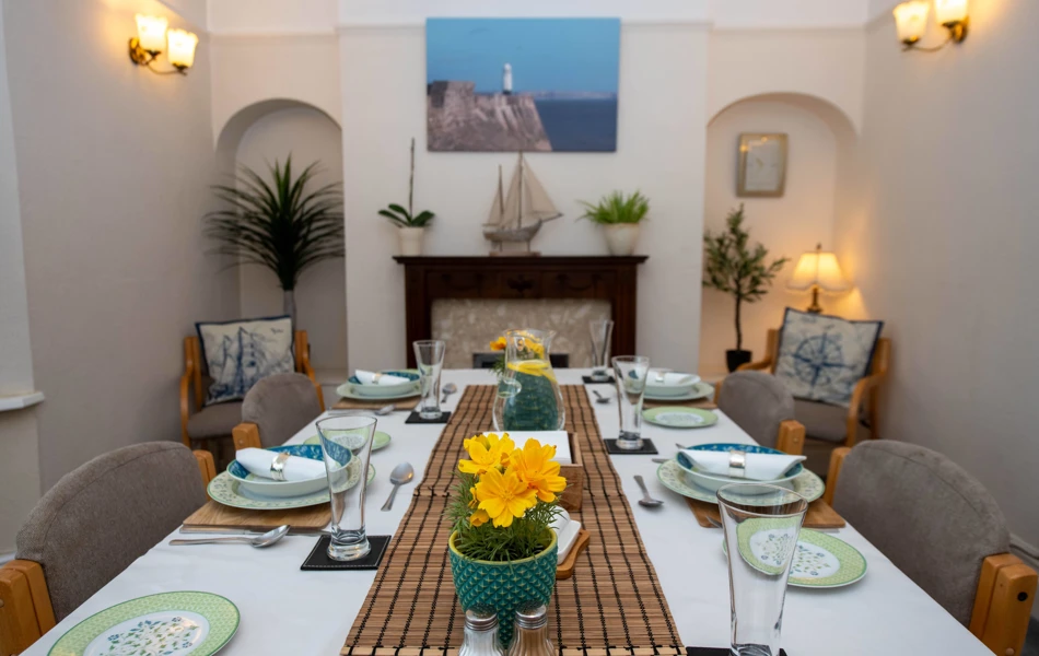 Dining room at Abbeyfield House, Porthcawl CF36 3DA