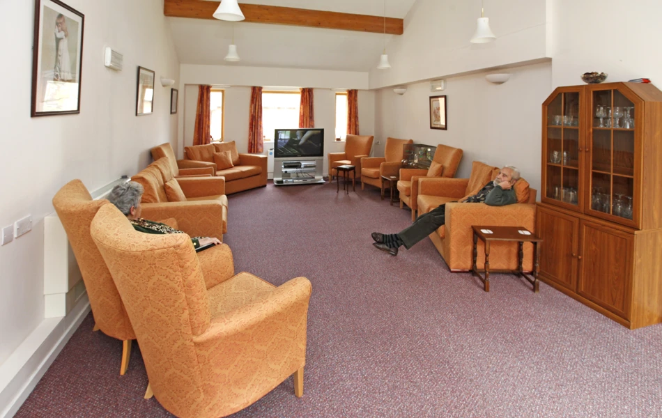 TV lounge at Abbeyfield House, Hayes UB4 0SW