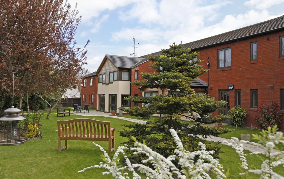 The gardens at Abbeyfield House, Hayes UB4 0SW