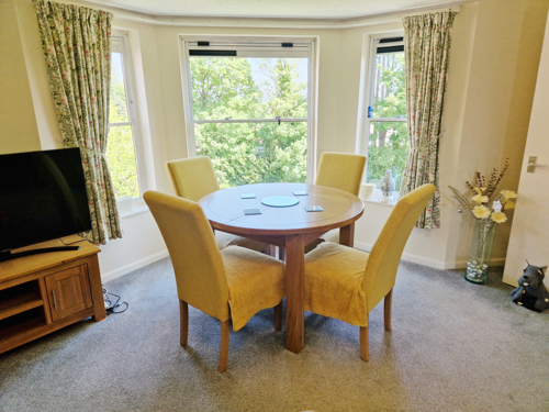 Communal Dining Area Overlooking The Beautiful Gardens At Ivy House