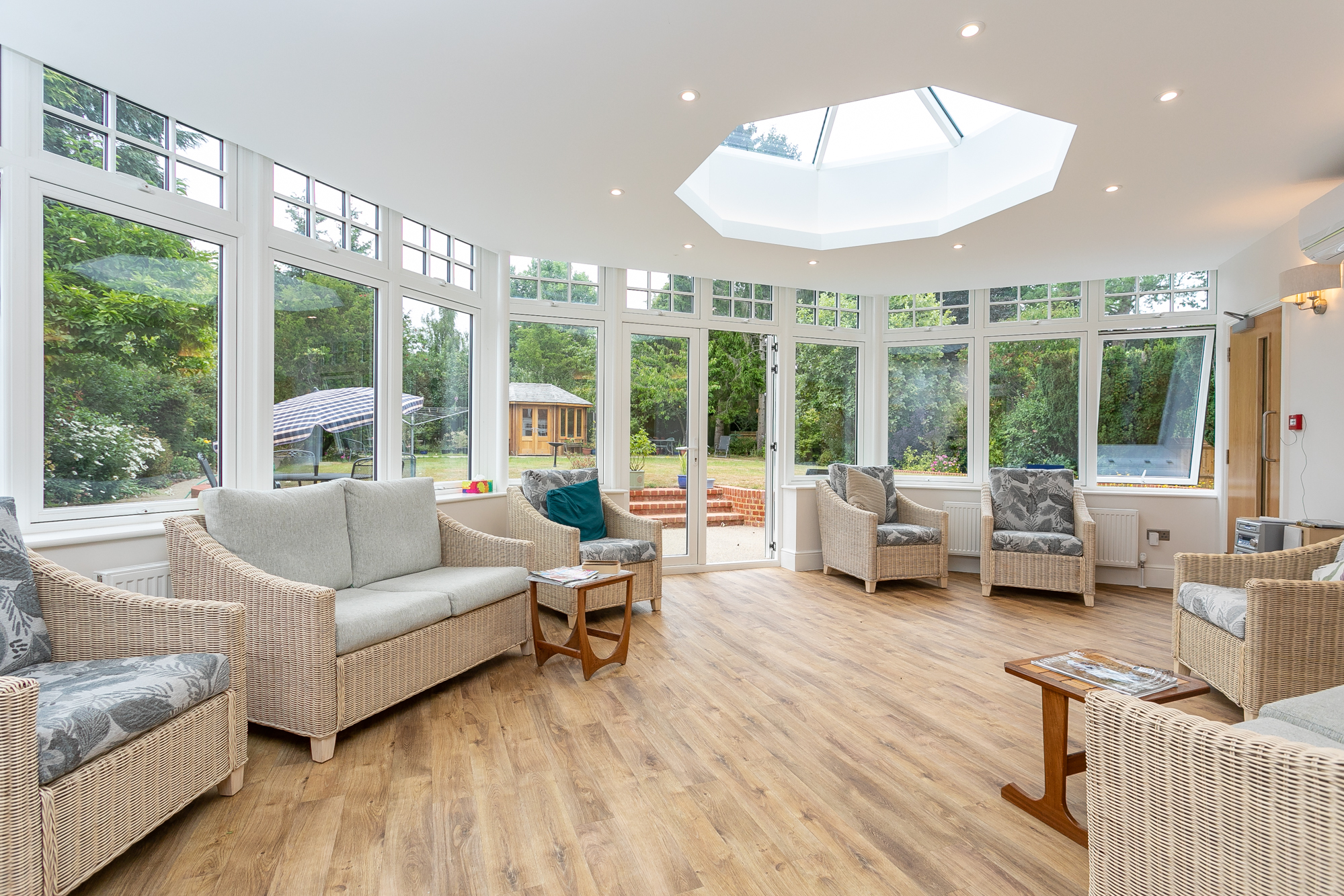 Inside the conservatory at Abbeyfield House, Reigate RH2 9DZ