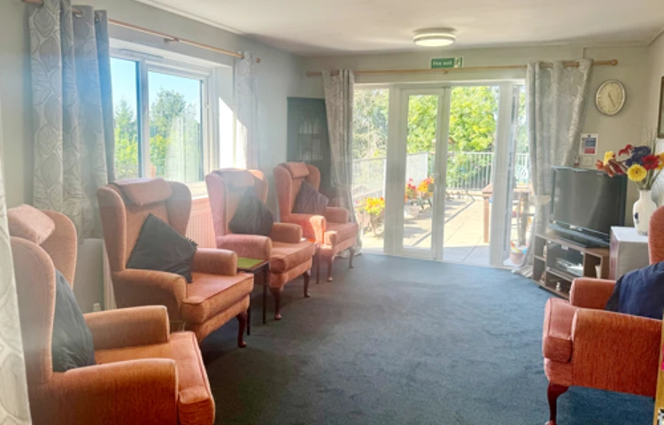 Abbeyfield House In Southampton Communal Lounge Where Residents Can Socialise And Relax