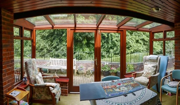 Enjoy a puzzle in the conservatory