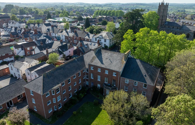 Aerial 1 The Old Vicarage, Wellington TA21 8RF