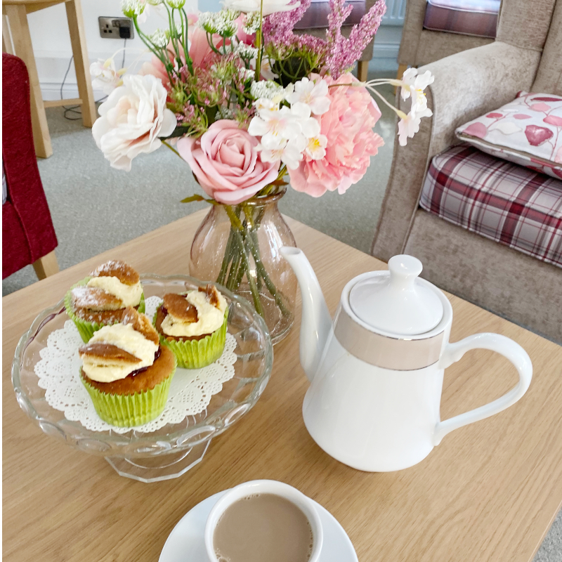 Coffee Morning Set Up At Harleston House