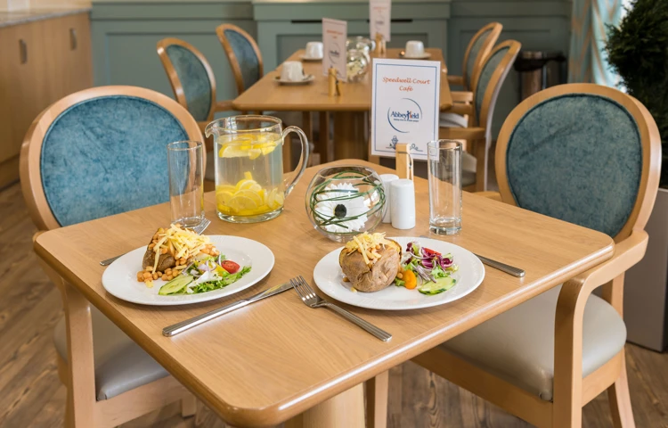 Enjoy delicious meals and good company at Speedwell Court. Our dining rooms provide a welcoming setting for socialising.