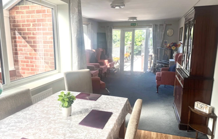 Cosy Communal Lounge Where Residents Can Relax And Socialise At Abbeyfield House In Southampton
