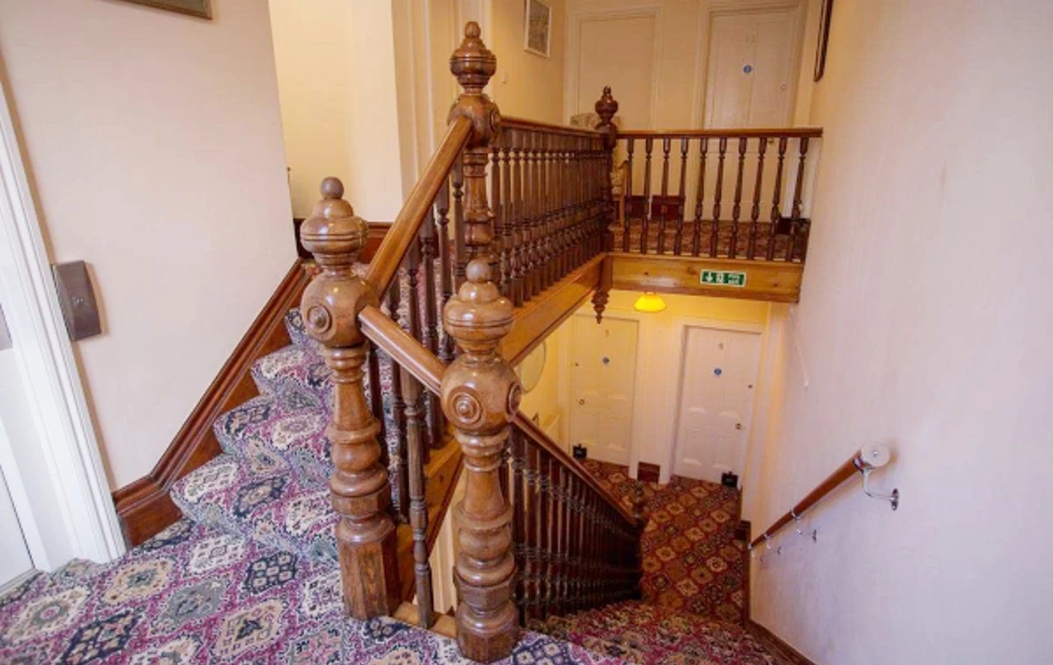 Stairwell at Beamsley House, Eastbourne BN20 7AT
