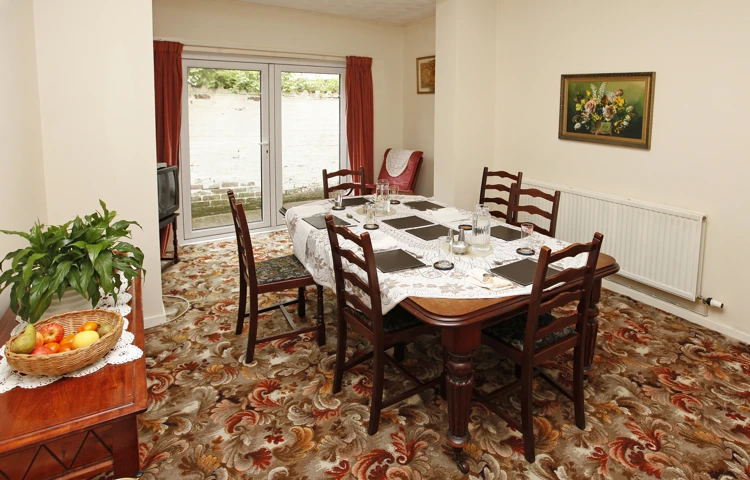 Dining room at Abbeyfield Swansea, SA1 4QP