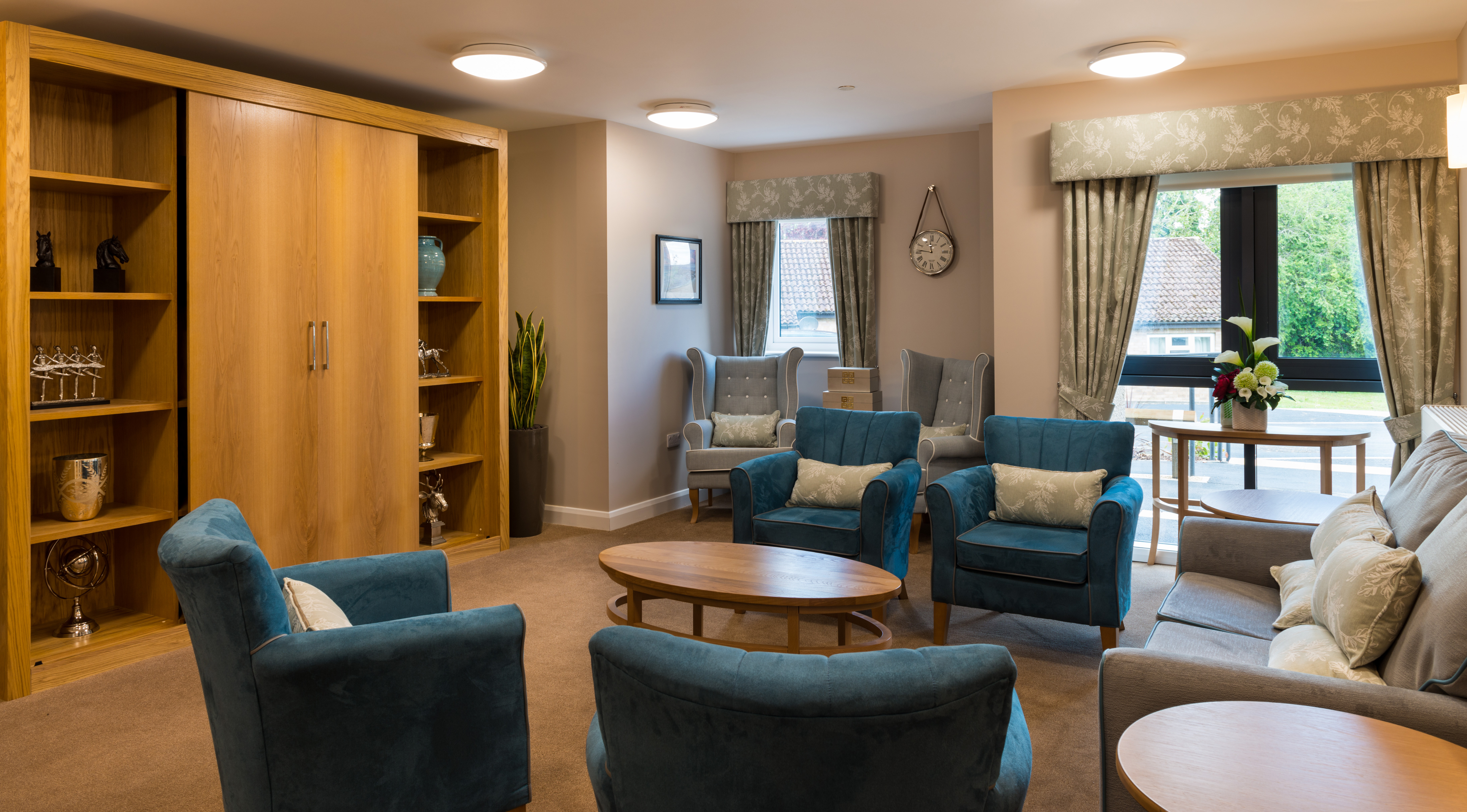 Lounge at Burnham Court, Malmesbury SN16 0FN