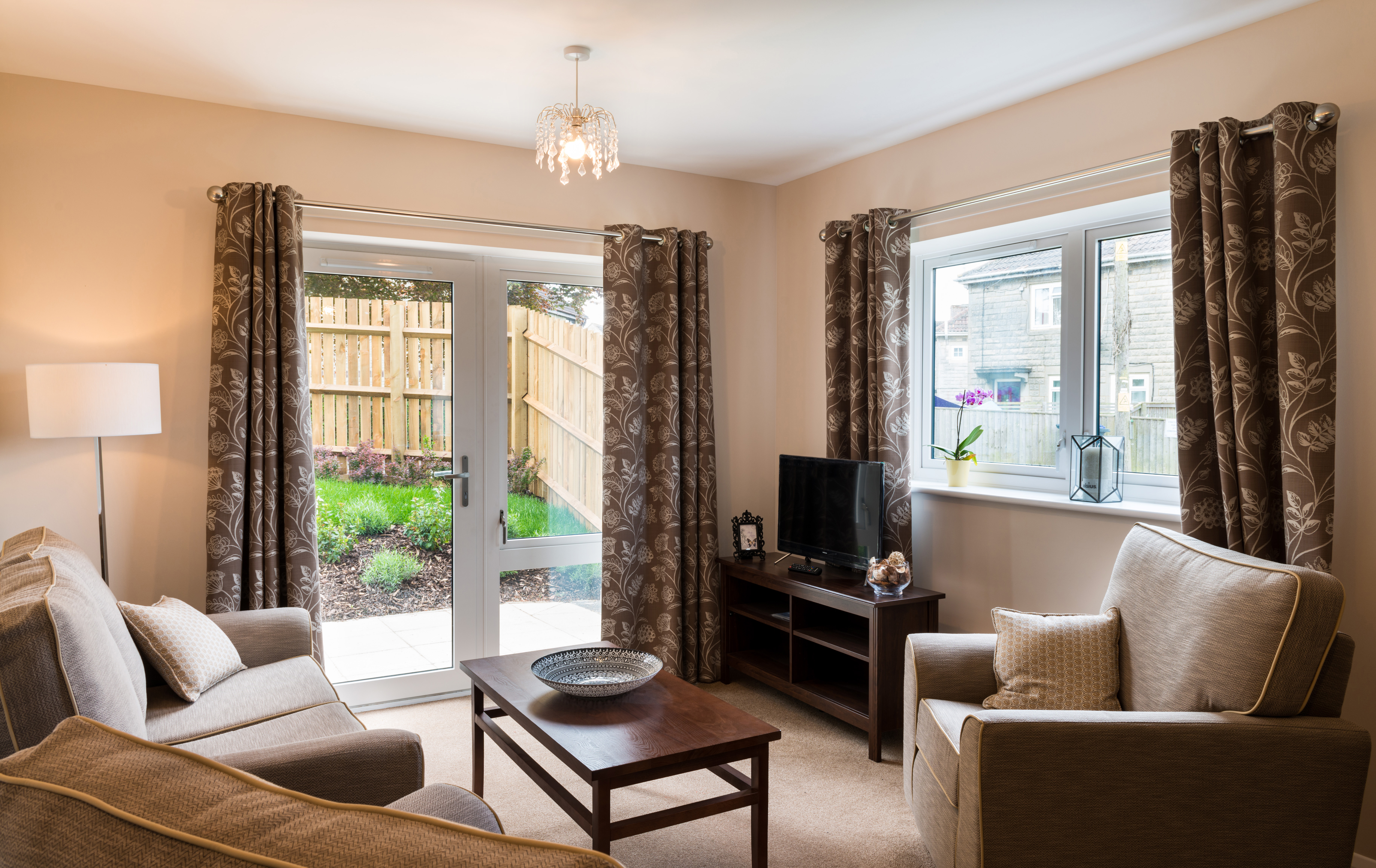 Sitting room at Burnham Court, Malmesbury SN16 0FN