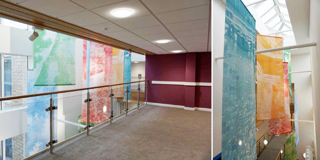 Jacquards on display at Fern House, Bingley BD16 4FA