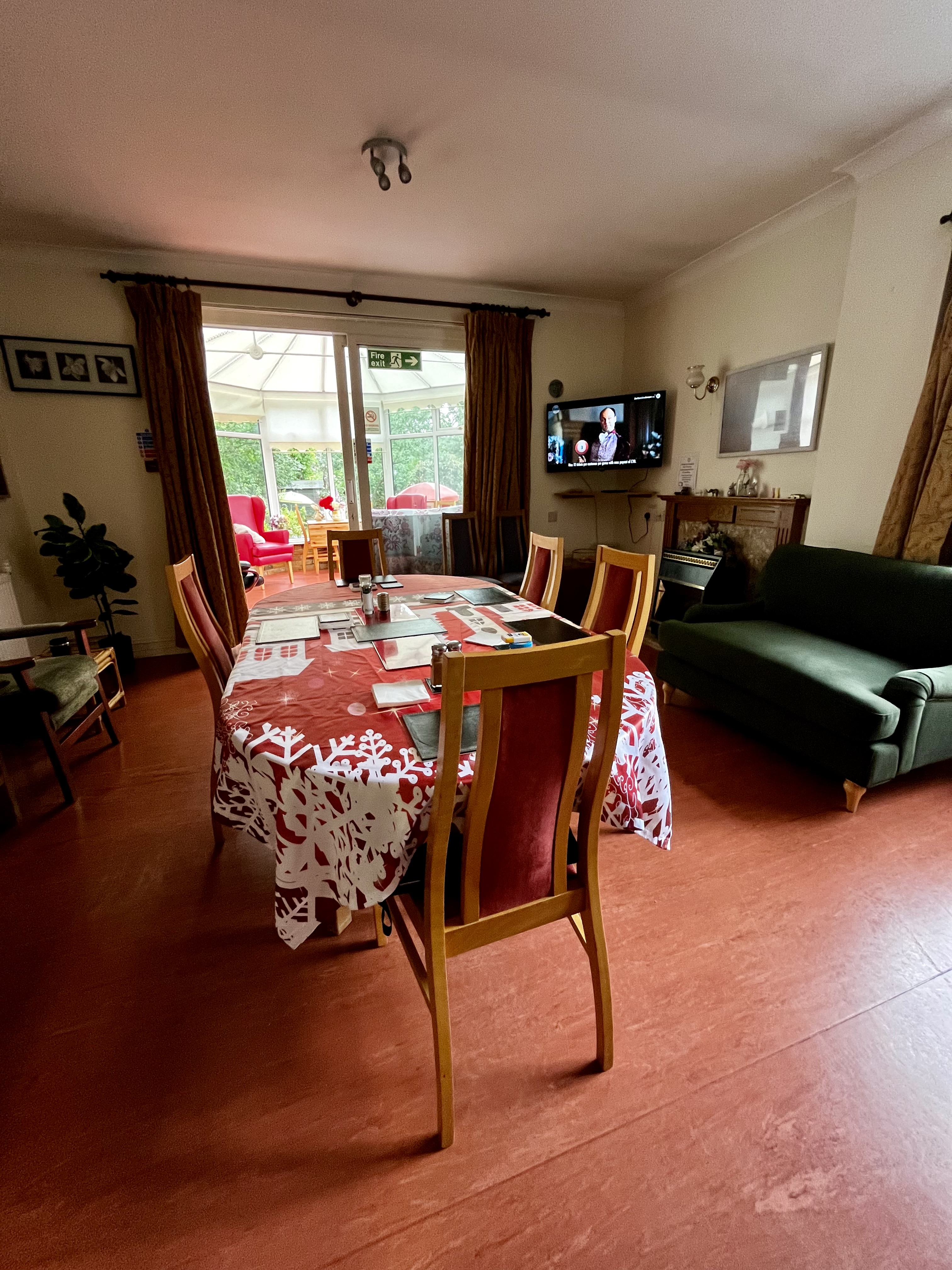 Dinning room at Abbeyfield House, Streatham SW16 6LT