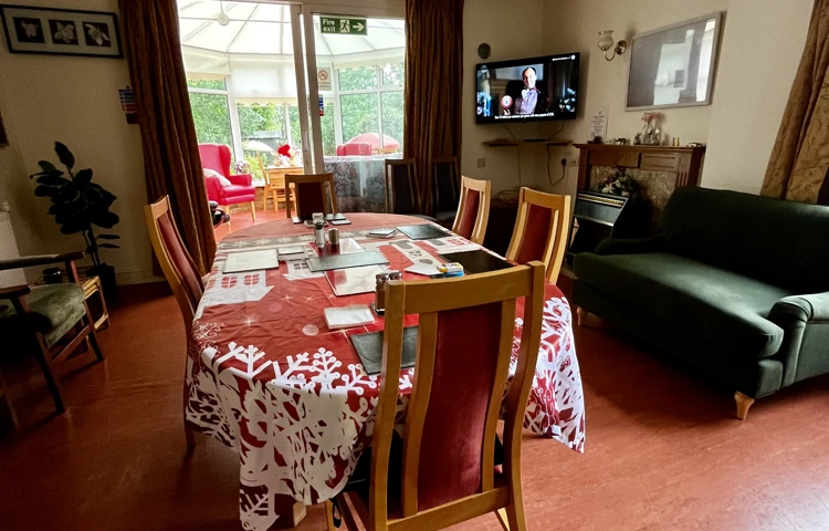 Dinning room at Abbeyfield House, Streatham SW16 6LT