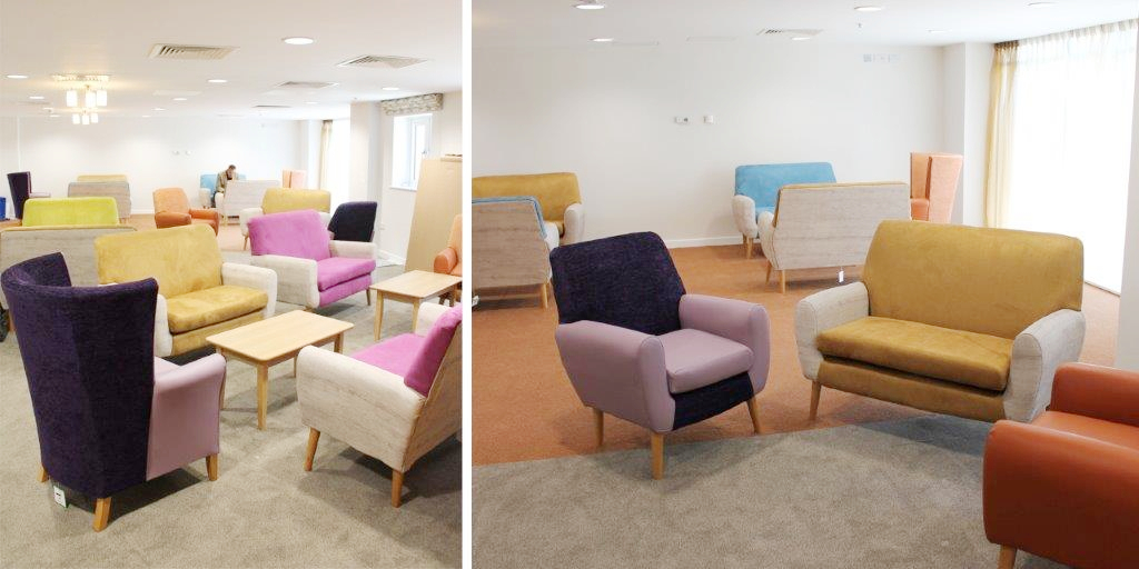 Sitting area at Fern House, Bingley BD16 4FA