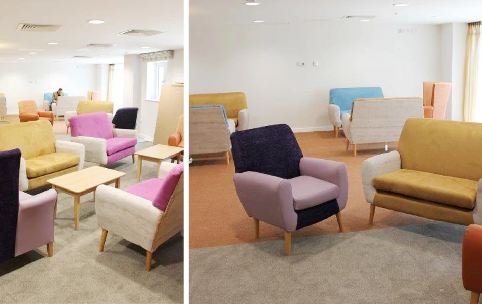 Sitting area at Fern House, Bingley BD16 4FA