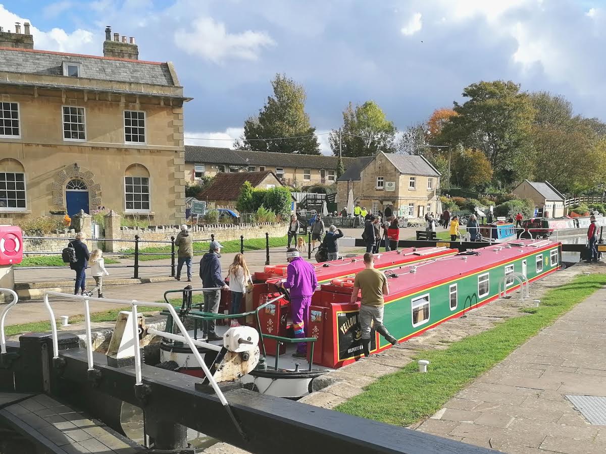 The canal near to Abbeyfield House, Bradford on Avon BA15 1EP
