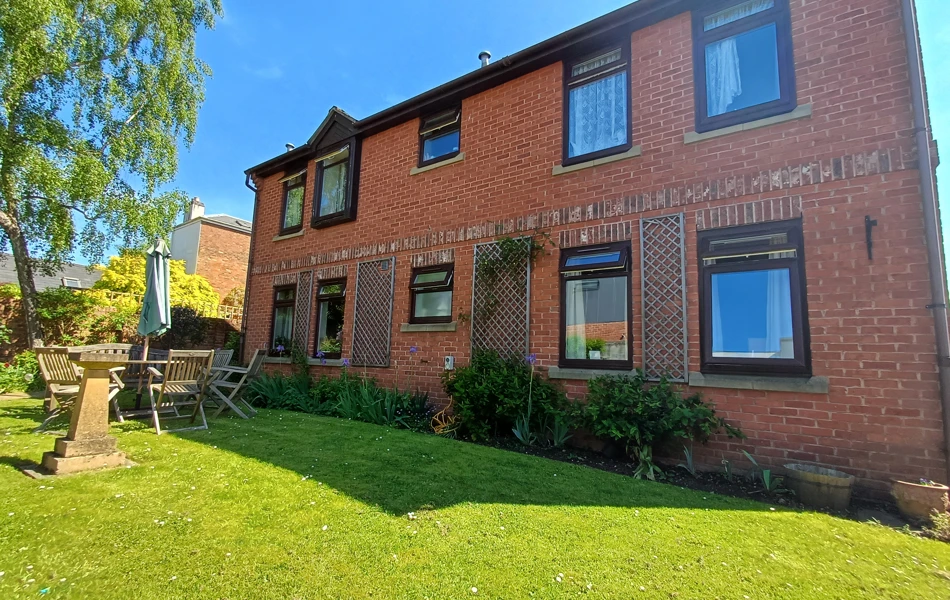 Sitting out area at the rear of Prestbury House, Cheltenham GL52 3DD