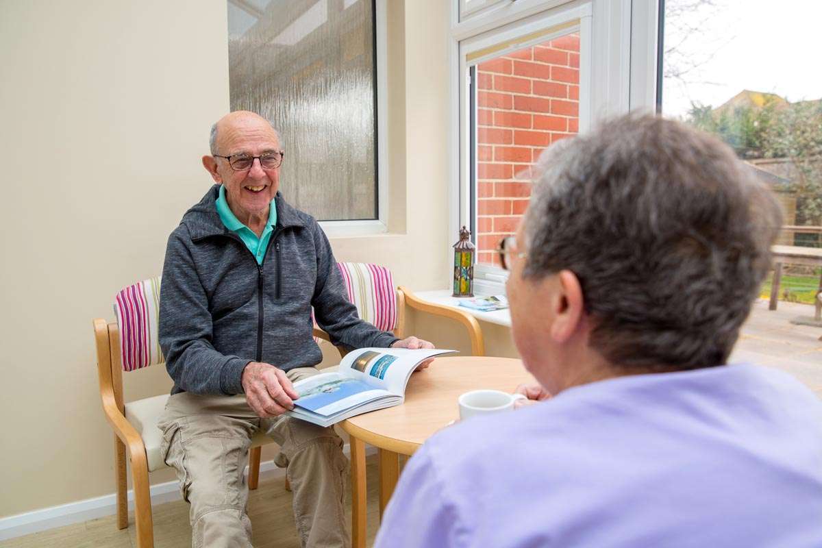 Residents at Abbeyfield House, Hove BN3 4GB