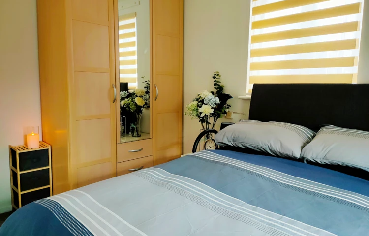 Relax and sleep soundly in our lovely modern resident bedroom