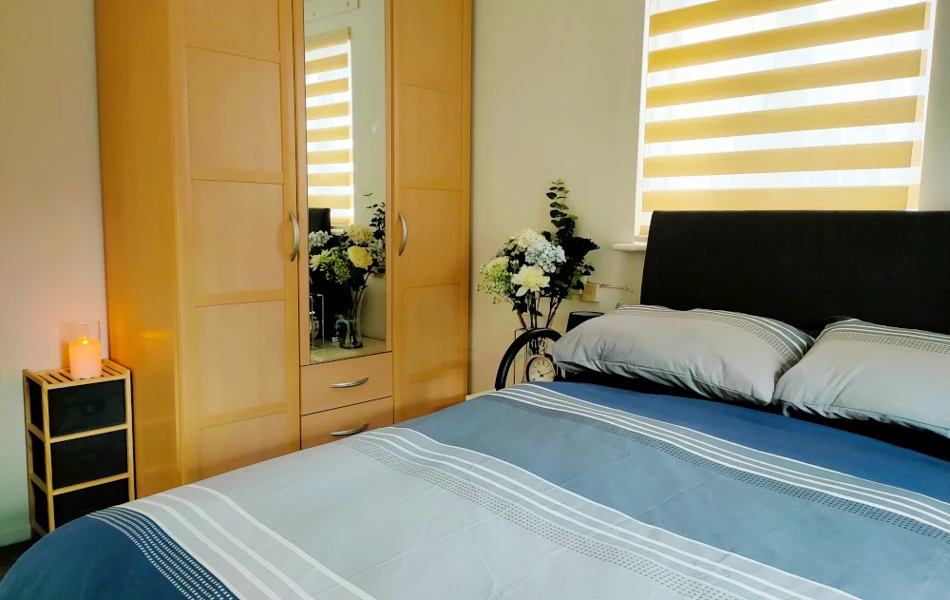 Relax and sleep soundly in our lovely modern resident bedroom