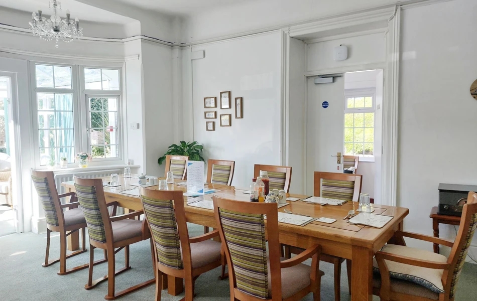 Communal Dining Room Where Residents Can Share Meal Times Together