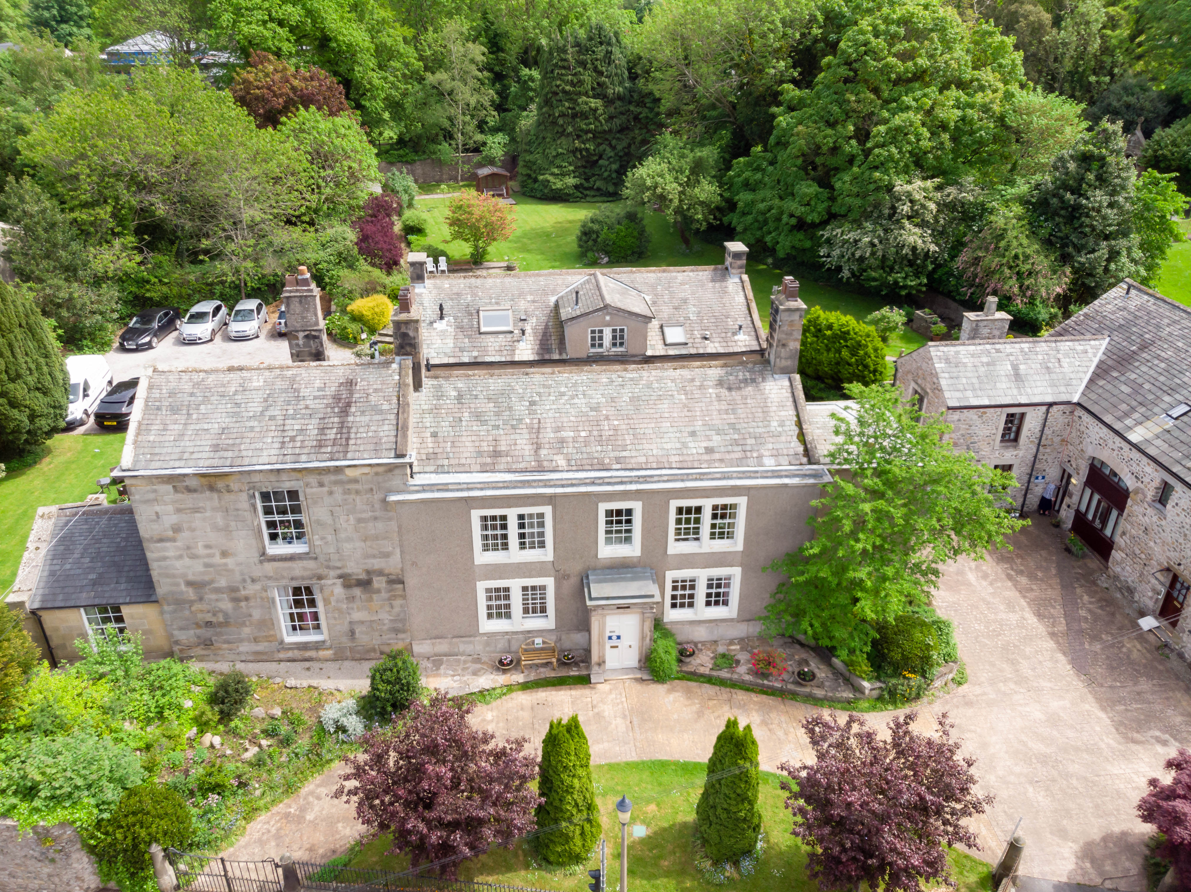 Aerial View Of Bolton Lodge And Proctor House