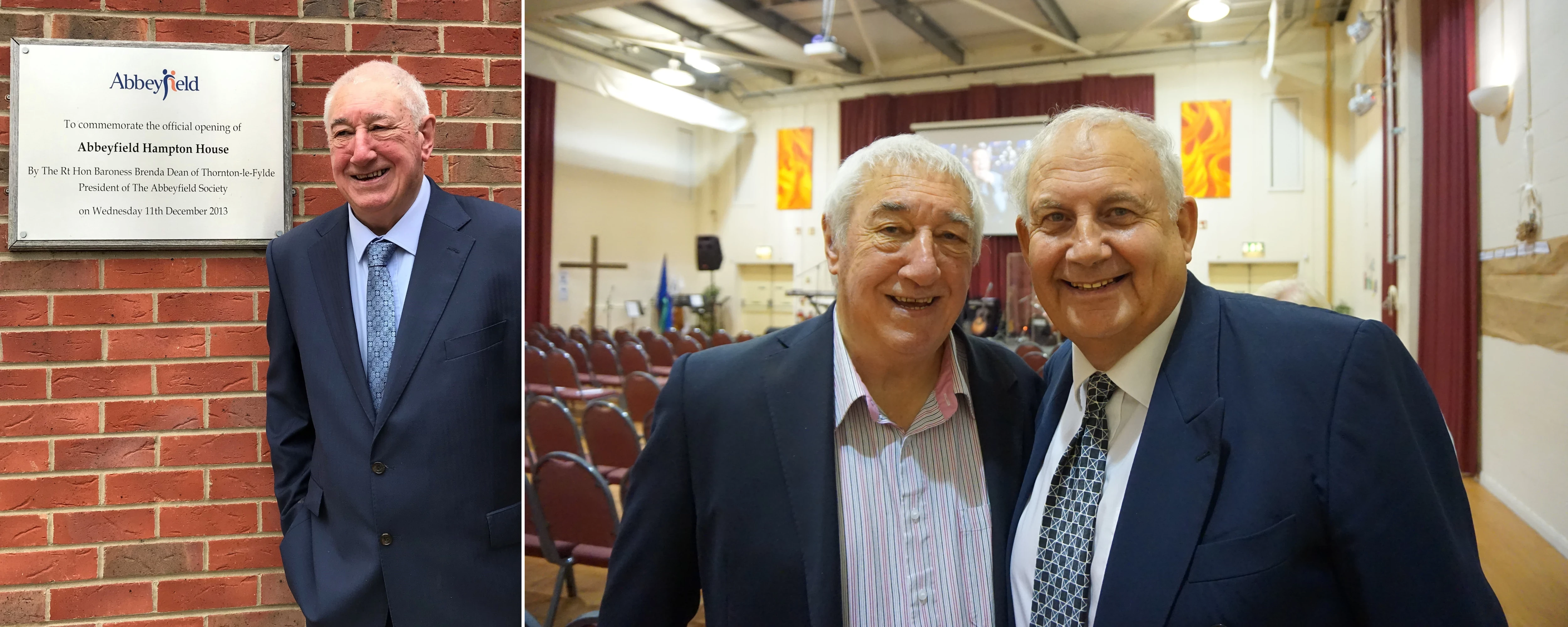 Collage of photos of John Flanner