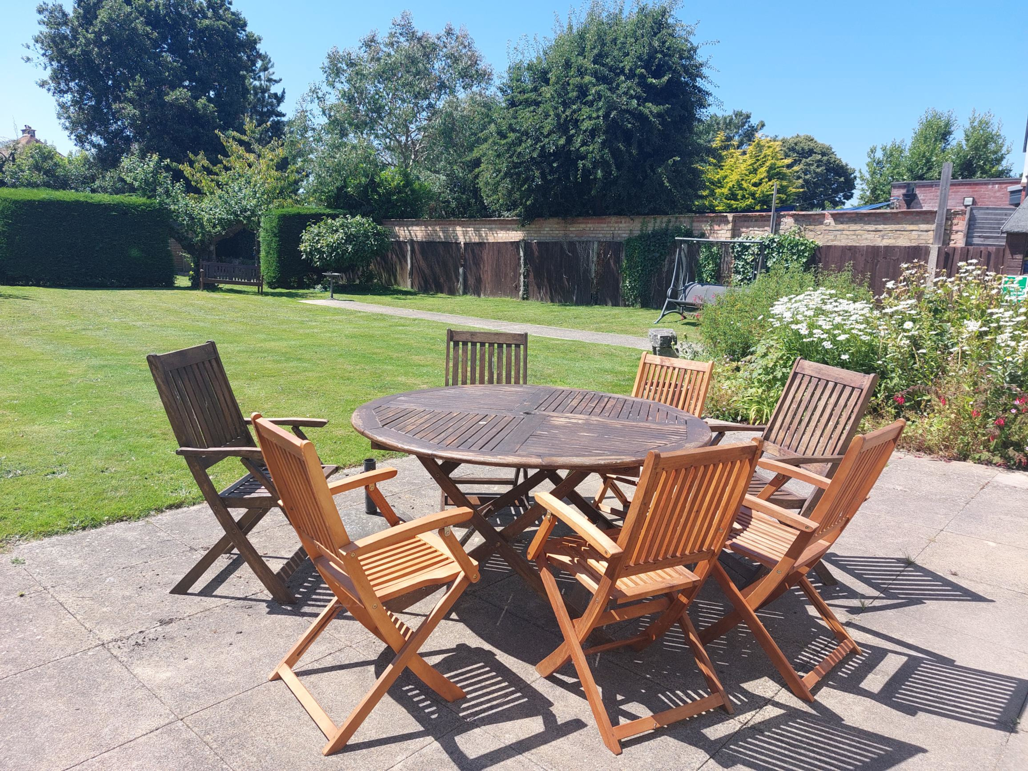 Seating Area Where Residents Can Enjoy The Garden And Fresh Air