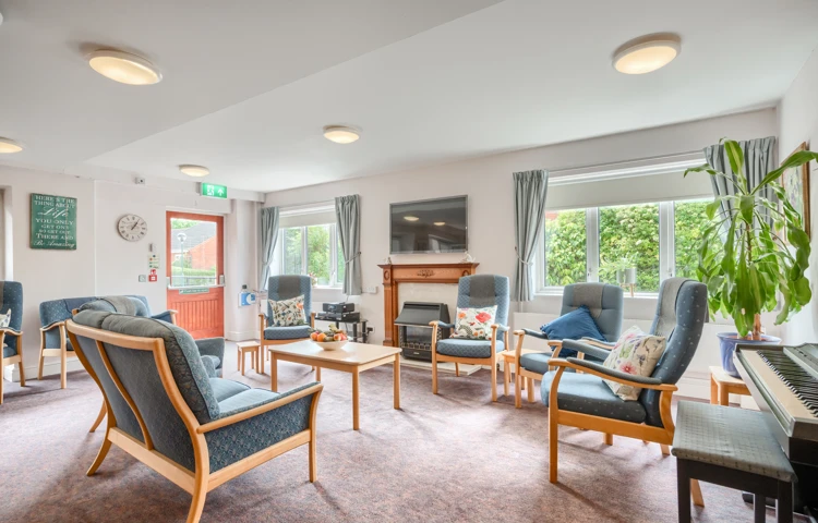 Communal Lounge With Garden View At Holloway House