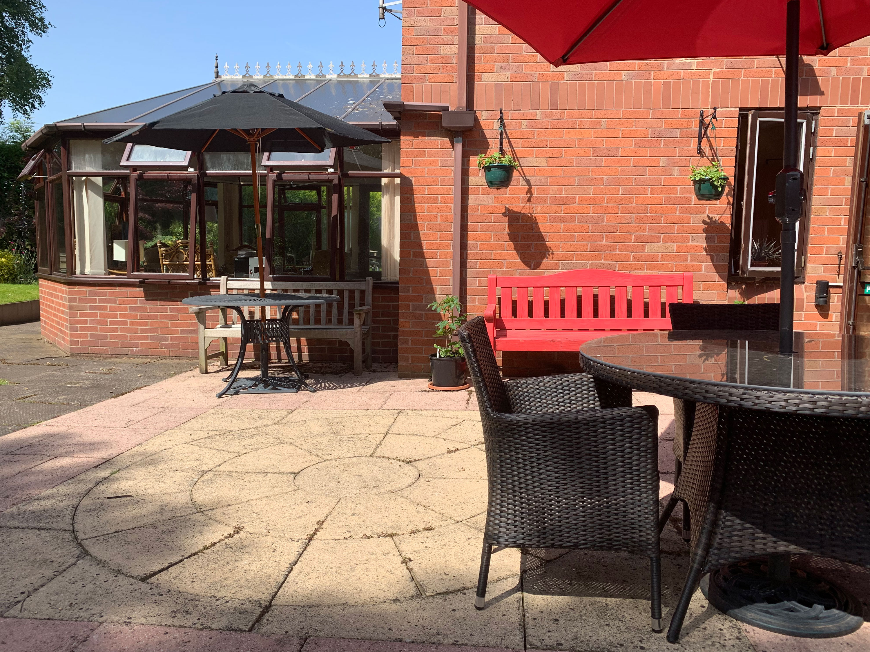 We are particularly proud of our garden which wraps around the whole house