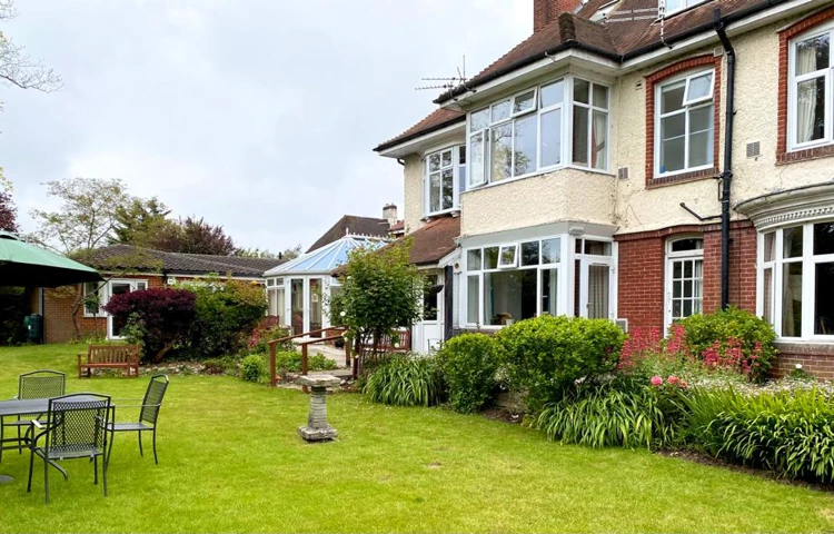 The garden at the rear of Abbeyfield House, Fareham PO16 0BY