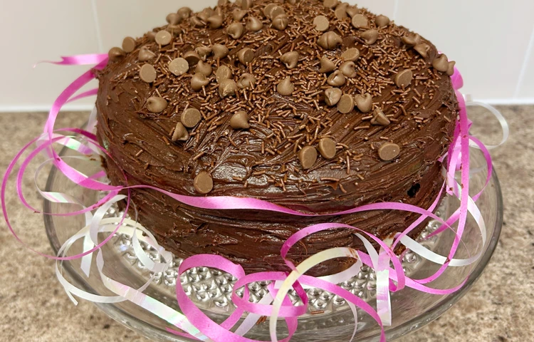 Chocolate Cake At Abbeyfield West Wight