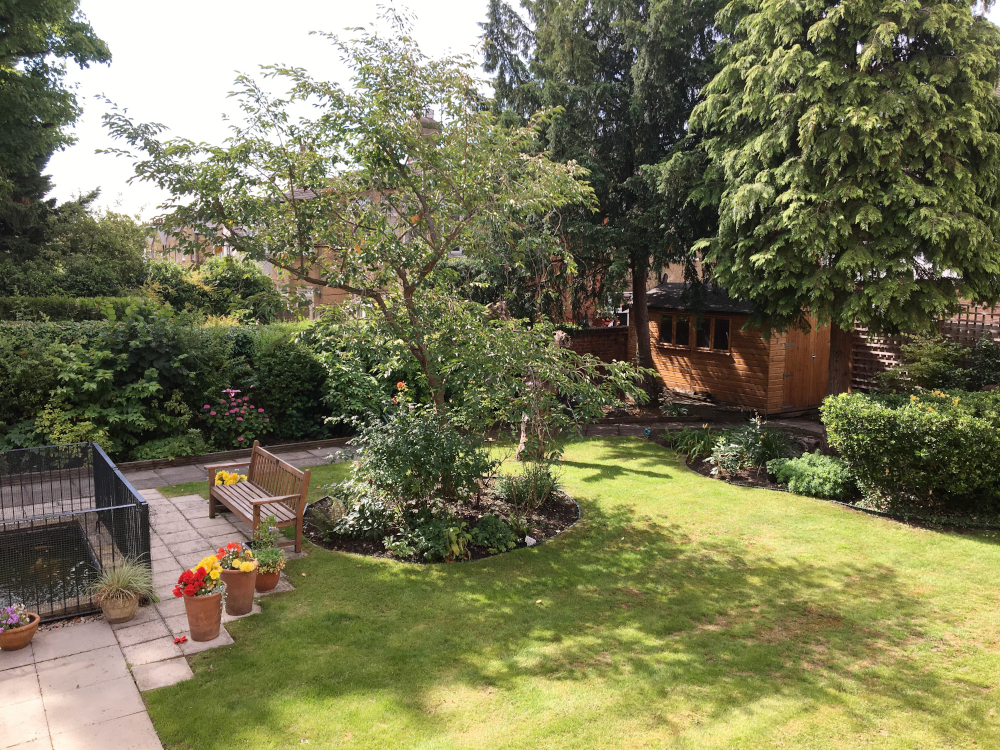 The garden at Rider House, Loughton IG10 4LT