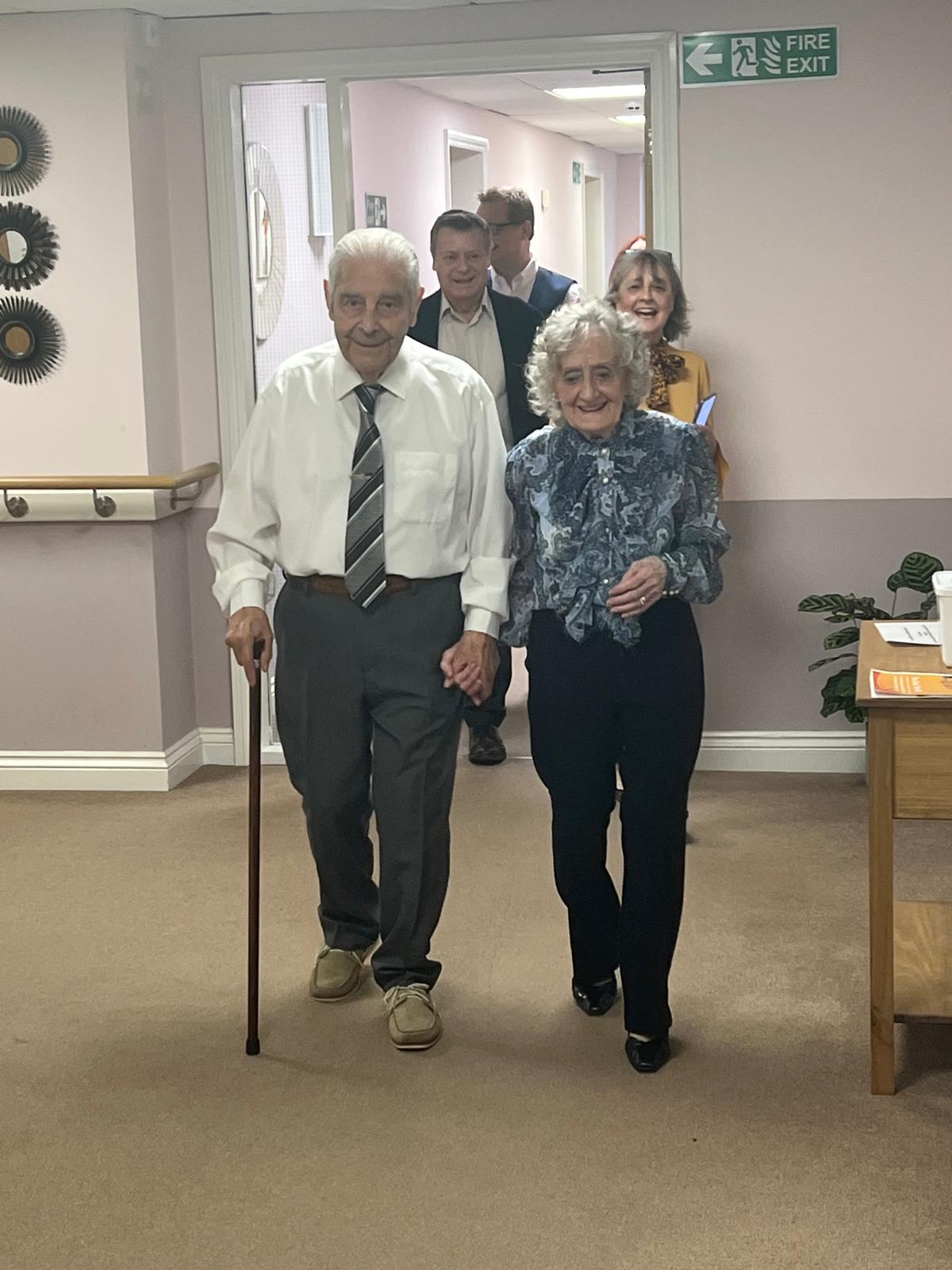 70th anniversary couple’s wedding recreated at Hampton House