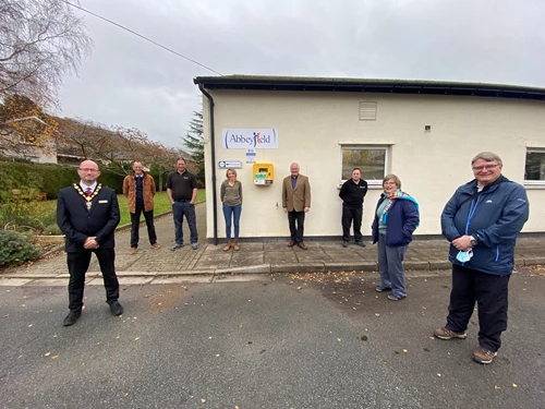 New Defibrillator for Abbeyfield Brecon