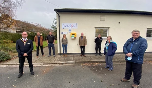 New Defibrillator for Abbeyfield Brecon